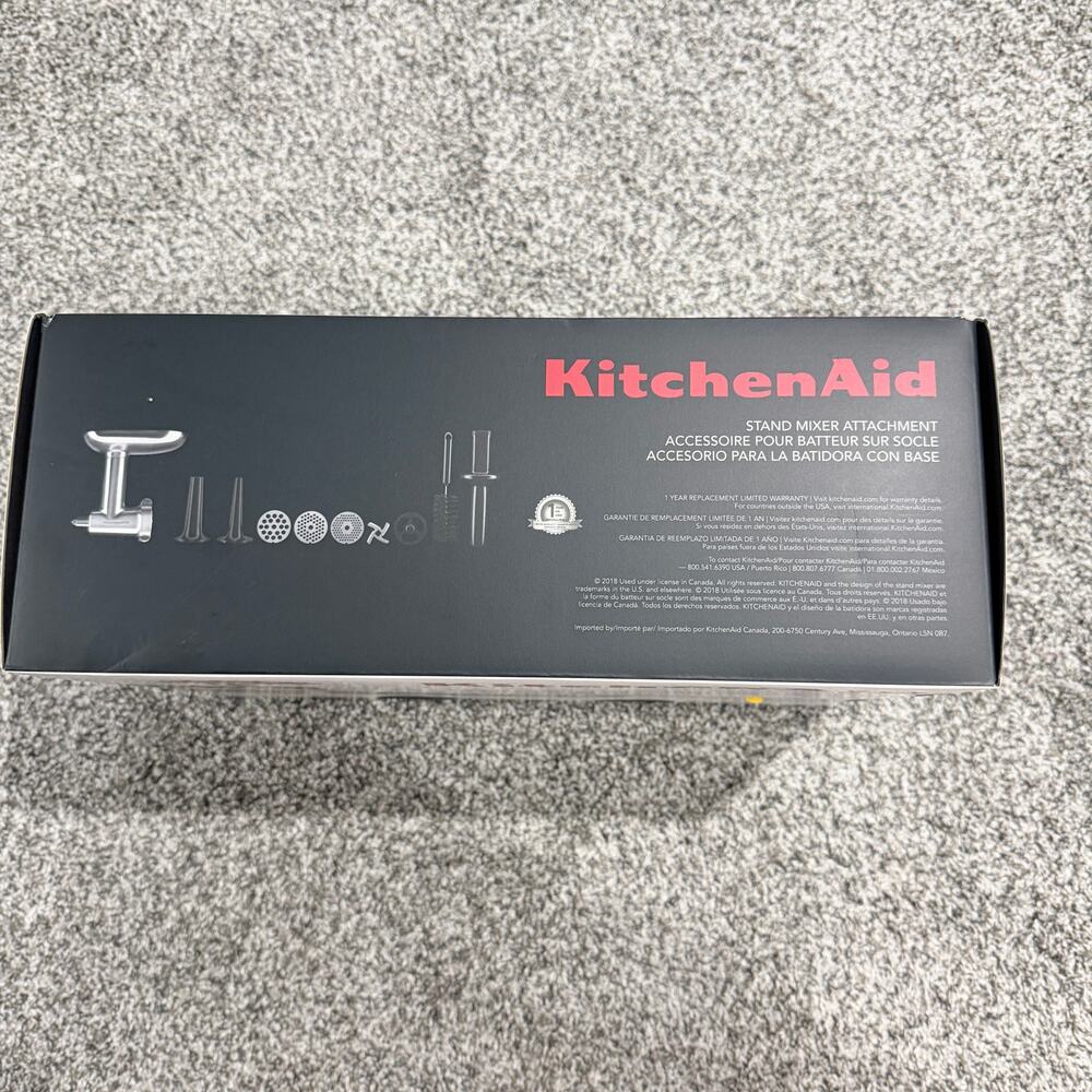 New in SEALED box, KitchenAid Metal Food Grinder Stand Mixer Attachment - Picture 5 of 5